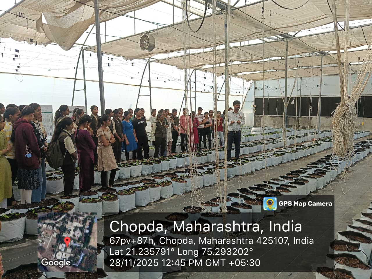 A One-Day Workshop on “Academic Knowledge and Hydroponic Skill Development” was successfully conducted on 28/11/2025 at Smt. Sharadchandrika Suresh Patil College of Pharmacy, Chopda, under the IQAC Ce